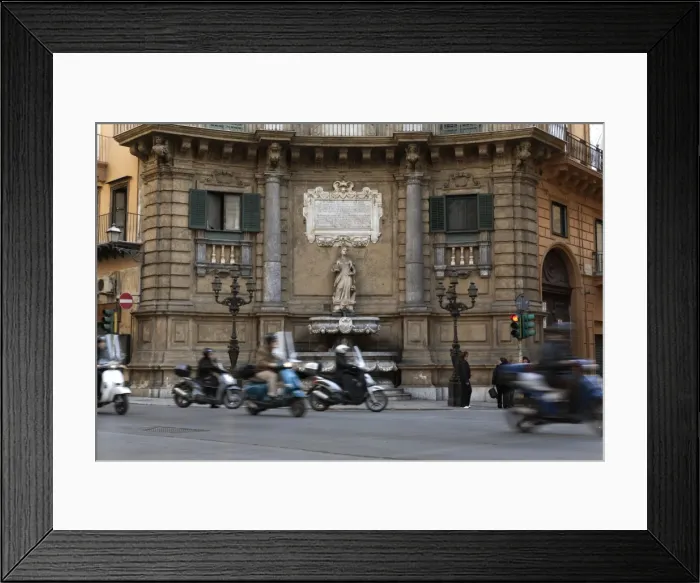 Framed Print : Quattro Canti (four corners), Palermo, Sicily, Italy, Europe Framed Print : Quattro Canti (four corners), Palermo, Sicily, Italy, Europe