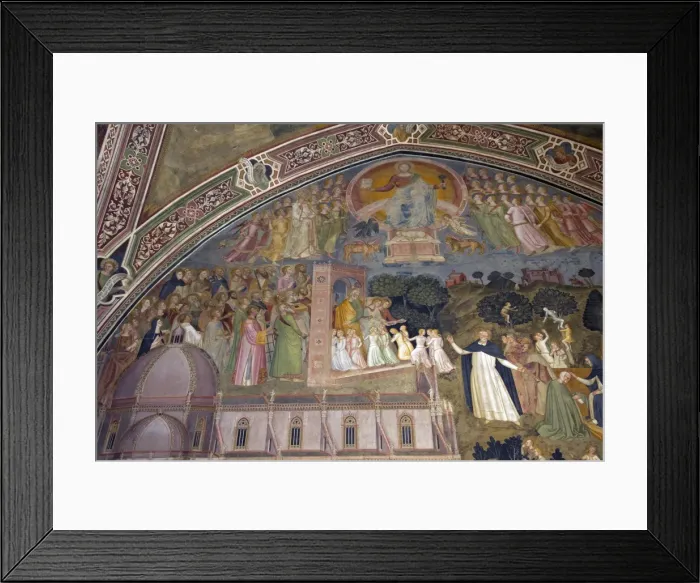 Framed Print : Militant and Triumphant Church by Andrea di Bonaiuto, Spanish Chapel, Santa Maria Novella Framed Print : Militant and Triumphant Church by Andrea di Bonaiuto, Spanish Chapel, Santa Maria Novella