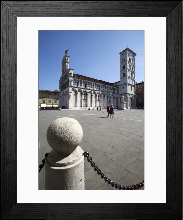 Framed Print : Duomo Square, Lucca, Tuscany, Italy, Europe Framed Print : Duomo Square, Lucca, Tuscany, Italy, Europe