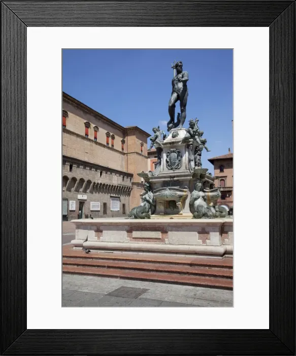 Framed Print : Fountain of Neptune, Piazza del Nettuno, Bologna, Emilia Romagna, Italy, Europe Framed Print : Fountain of Neptune, Piazza del Nettuno, Bologna, Emilia Romagna, Italy, Europe