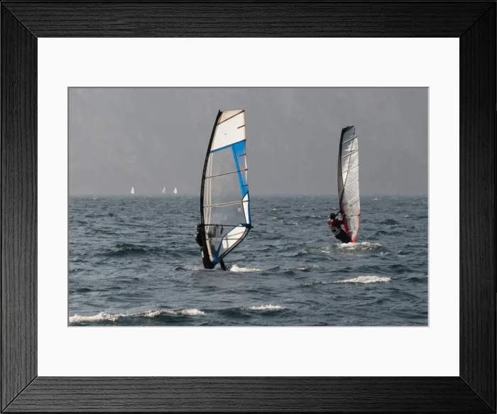 Framed Print : Windsurfers at Torbole del Garda, Lake Garda, Trentino-Alto Adige, Italian Lakes Framed Print : Windsurfers at Torbole del Garda, Lake Garda, Trentino-Alto Adige, Italian Lakes
