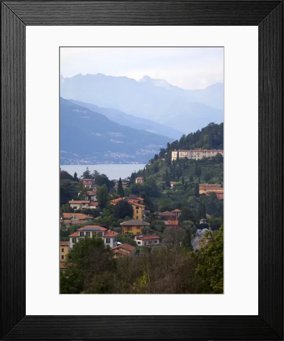 Framed Print : Town of Bellagio and mountains, Lake Como, Lombardy, Italian Lakes, Italy, Europe Framed Print : Town of Bellagio and mountains, Lake Como, Lombardy, Italian Lakes, Italy, Europe