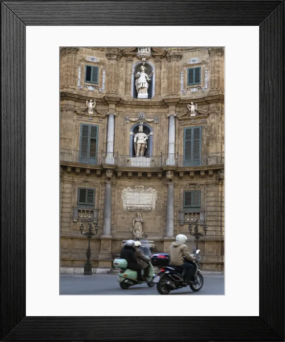 Framed Print : Quattro Canti (four corners), Palermo, Sicily, Italy, Europe Framed Print : Quattro Canti (four corners), Palermo, Sicily, Italy, Europe
