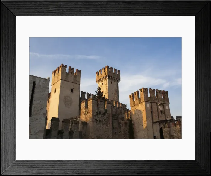 Framed Print : Castello Scaligero, Sirmione, Lake Garda, Lombardy, Italy, Europe Framed Print : Castello Scaligero, Sirmione, Lake Garda, Lombardy, Italy, Europe