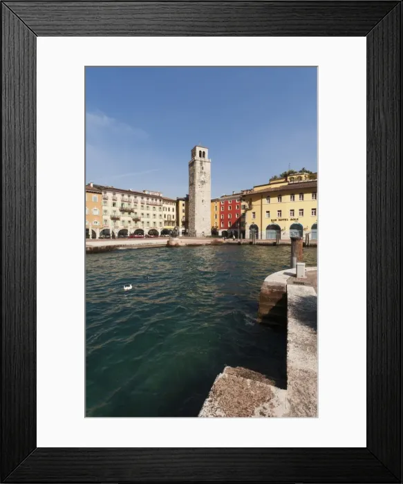 Framed Print : Apponale Tower, Piazza 3 Novembre, Riva del Garda, Lago di Garda (Lake Garda) Framed Print : Apponale Tower, Piazza 3 Novembre, Riva del Garda, Lago di Garda (Lake Garda)