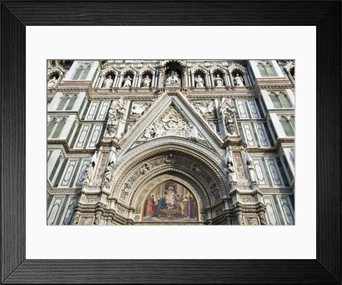 Framed Print : Facade of cathedral Santa Maria del Fiore (Duomo), UNESCO World Heritage Site Framed Print : Facade of cathedral Santa Maria del Fiore (Duomo), UNESCO World Heritage Site
