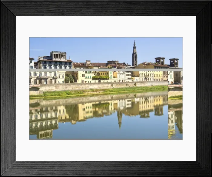 Framed Print : Lungarno delle Grazie and Arno river, UNESCO World Heritage Site, Florence, Tuscany Framed Print : Lungarno delle Grazie and Arno river, UNESCO World Heritage Site, Florence, Tuscany