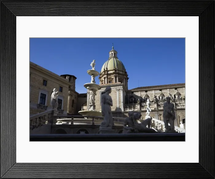 Framed Print : Piazza Pretoria, Palermo, Sicily, Italy, Europe Framed Print : Piazza Pretoria, Palermo, Sicily, Italy, Europe