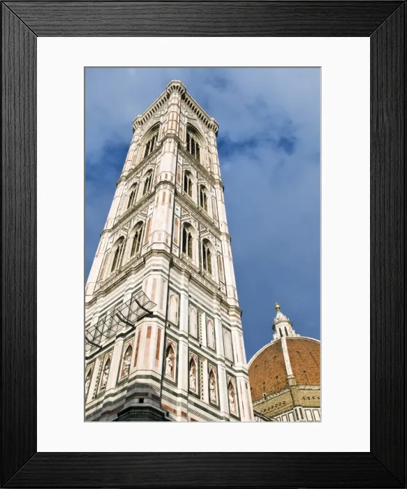 Framed Print : Campanile di Giotto and the cathedral of Santa Maria del Fiore, UNESCO World Heritage Site Framed Print : Campanile di Giotto and the cathedral of Santa Maria del Fiore, UNESCO World Heritage Site