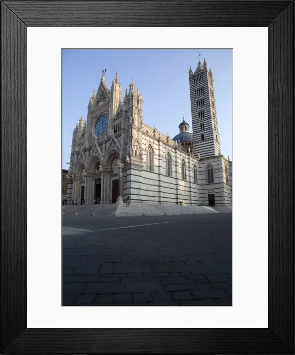 Framed Print : Siena Cathedral, UNESCO World Heritage Site, Siena, Tusacny, Italy, Europe