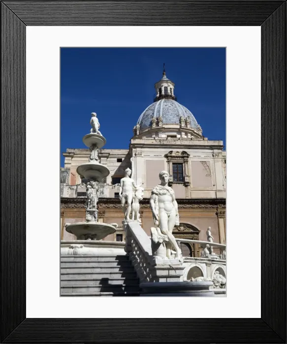 Framed Print : Piazza Pretoria, Palermo, Sicily, Italy, Europe Framed Print : Piazza Pretoria, Palermo, Sicily, Italy, Europe