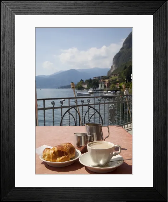 Framed Print : Town and lakeside cafe, Menaggio, Lake Como, Lombardy, Italian Lakes, Italy, Europe Framed Print : Town and lakeside cafe, Menaggio, Lake Como, Lombardy, Italian Lakes, Italy, Europe