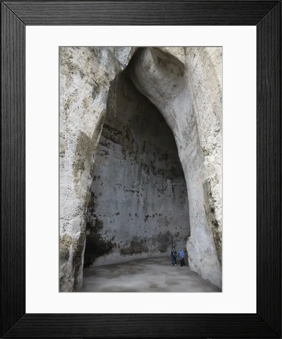 Framed Print : Entrance of the Orecchio di Dionisio cavern, Neapolis, Siracusa, Sicily, Italy, Europe Framed Print : Entrance of the Orecchio di Dionisio cavern, Neapolis, Siracusa, Sicily, Italy, Europe