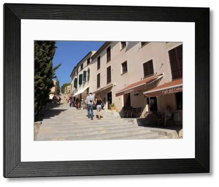 Framed Print : Calvary steps, Pollenca, Mallorca, Balearic Islands, Spain, Europe Framed Print : Calvary steps, Pollenca, Mallorca, Balearic Islands, Spain, Europe