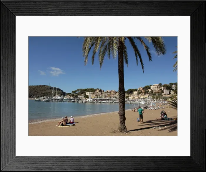 Framed Print : Port de Soller, Mallorca, Balearic Islands, Spain, Mediterranean, Europe Framed Print : Port de Soller, Mallorca, Balearic Islands, Spain, Mediterranean, Europe