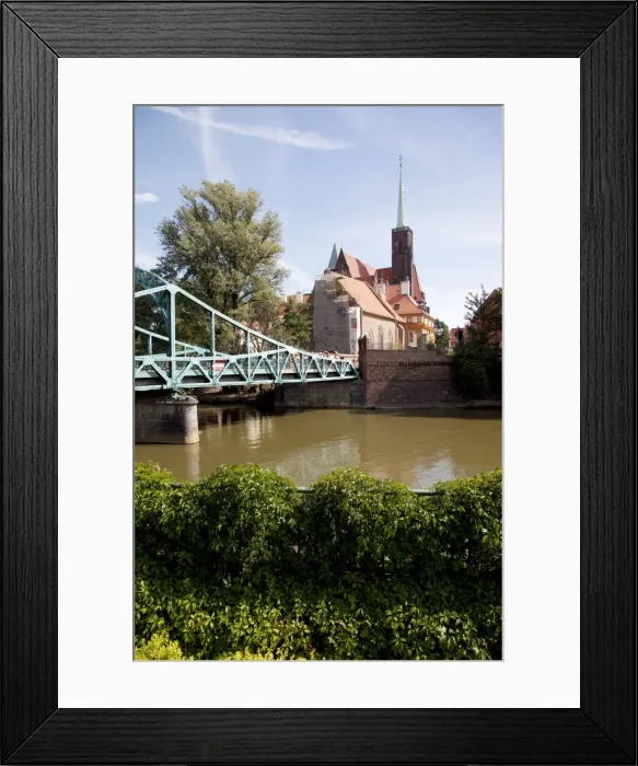 Framed Print : Church of the Holy Cross from Piasek Island, Old Town, Wroclaw, Silesia, Poland, Europe Framed Print : Church of the Holy Cross from Piasek Island, Old Town, Wroclaw, Silesia, Poland, Europe