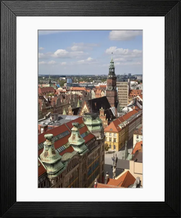 Framed Print : Old Town rooftops viewed from Marii Magdaleny Church, Wroclaw, Silesia, Poland, Europe Framed Print : Old Town rooftops viewed from Marii Magdaleny Church, Wroclaw, Silesia, Poland, Europe