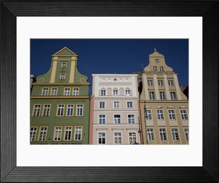 Framed Print : Colourful architecture, Market Square, Old Town, Wroclaw, Silesia, Poland, Europe Framed Print : Colourful architecture, Market Square, Old Town, Wroclaw, Silesia, Poland, Europe