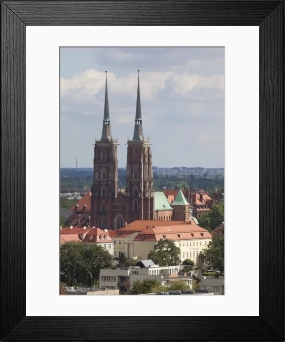 Framed Print : Cathedral view from Marii Magdaleny Church, Wroclaw, Silesia, Poland, Europe Framed Print : Cathedral view from Marii Magdaleny Church, Wroclaw, Silesia, Poland, Europe