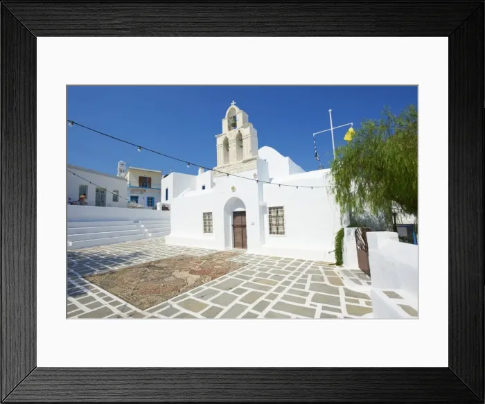 Framed Print : Agia Triada church, Adamas, Milos, Cyclades Islands, Greek Islands, Greece, Europe Framed Print : Agia Triada church, Adamas, Milos, Cyclades Islands, Greek Islands, Greece, Europe