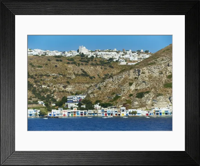 Framed Print : Old fishing village of Klima, Milos, Cyclades Islands, Greek Islands, Aegean Sea Framed Print : Old fishing village of Klima, Milos, Cyclades Islands, Greek Islands, Aegean Sea