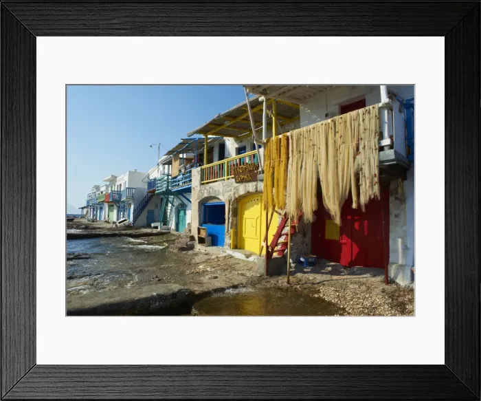 Framed Print : Old fishing village of Klima, Milos, Cyclades Islands, Greek Islands, Aegean Sea Framed Print : Old fishing village of Klima, Milos, Cyclades Islands, Greek Islands, Aegean Sea