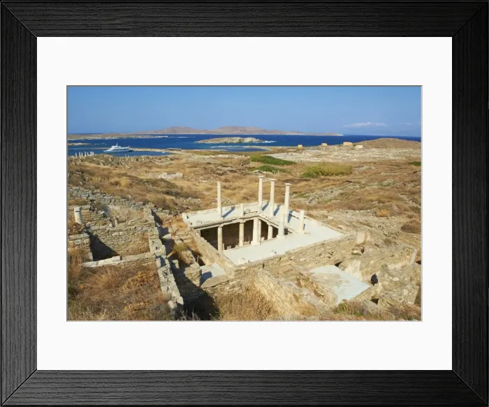 Framed Print : House of Trident, archaeological site, Delos, UNESCO World Heritage Site Framed Print : House of Trident, archaeological site, Delos, UNESCO World Heritage Site