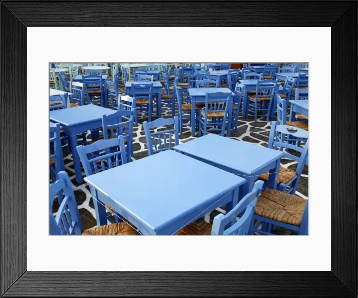 Framed Print : Naousa, Paros, Cyclades Islands, Greek Islands, Greece, Europe
