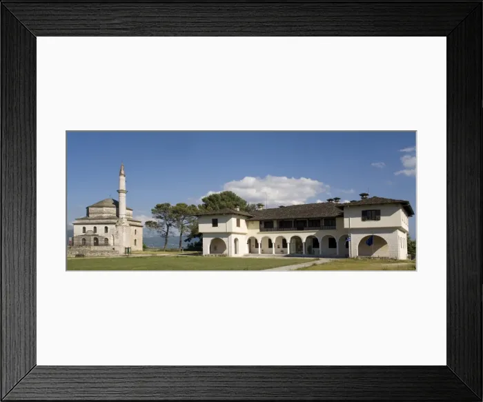 Framed Print : Byzantine Museum and Fetiyie mosque, Kastro, Ioannina, Epiros, Greece, Europe