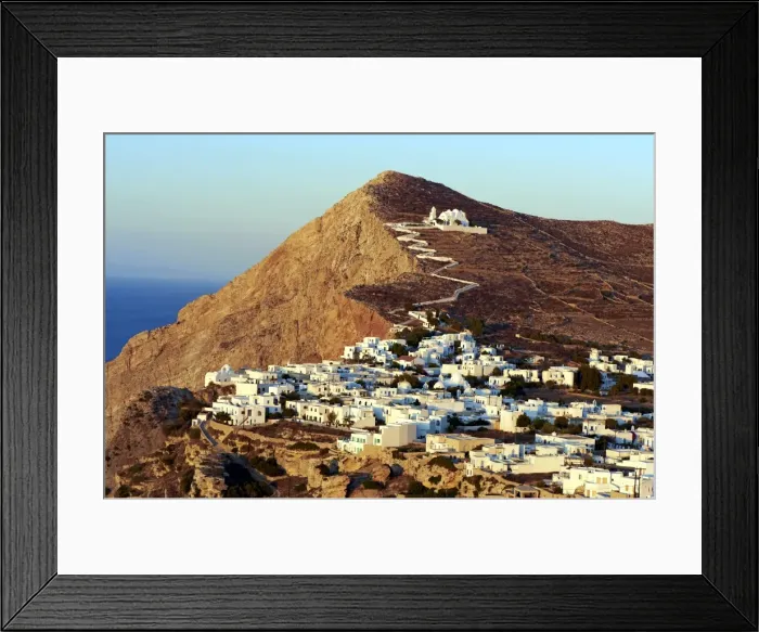Framed Print : Panagia Kimissis monastery, Kastro, The Chora village, Folegandros, Cyclades Islands Framed Print : Panagia Kimissis monastery, Kastro, The Chora village, Folegandros, Cyclades Islands