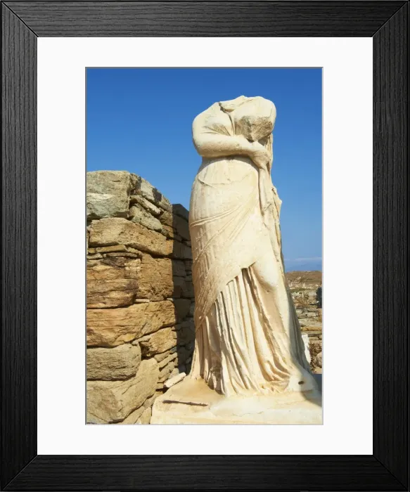 Framed Print : Statue of Cleopatra, House of Cleopatra, Quarter of the Theatre, archaeological site Framed Print : Statue of Cleopatra, House of Cleopatra, Quarter of the Theatre, archaeological site