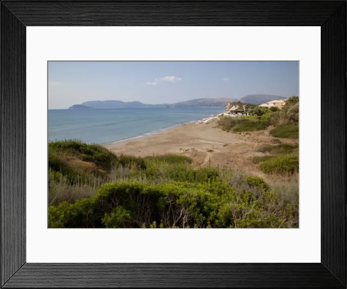 Framed Print : Cafe overlooking the beach, Kalamaki, Zakynthos, Ionian Islands, Greek Islands Framed Print : Cafe overlooking the beach, Kalamaki, Zakynthos, Ionian Islands, Greek Islands