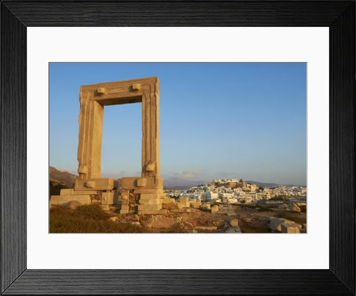 Framed Print : Gateway, Temple of Apollo, at the archaeological site, Naxos, Cyclades Islands Framed Print : Gateway, Temple of Apollo, at the archaeological site, Naxos, Cyclades Islands