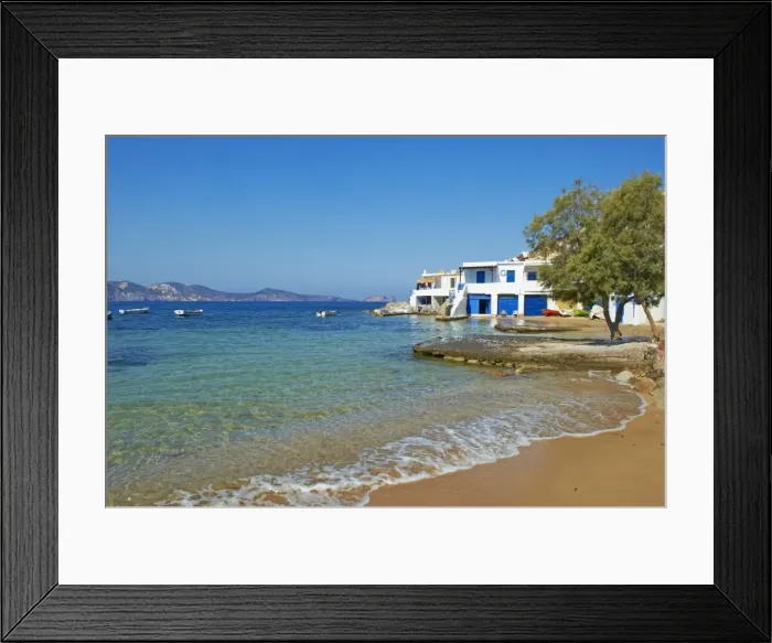 Framed Print : Fishing village of Fourkovouni, Milos, Cyclades Islands, Greek Islands Framed Print : Fishing village of Fourkovouni, Milos, Cyclades Islands, Greek Islands