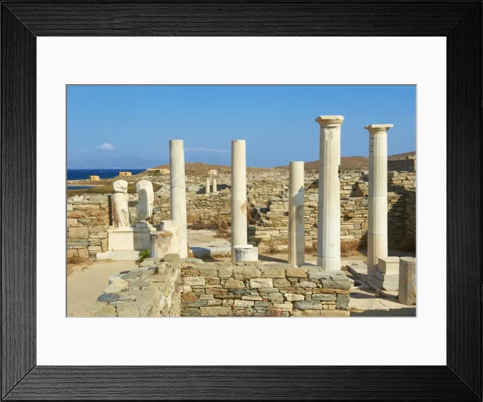 Framed Print : House of Cleopatra, Quarter of the Theatre, Delos, UNESCO World Heritage Site Framed Print : House of Cleopatra, Quarter of the Theatre, Delos, UNESCO World Heritage Site