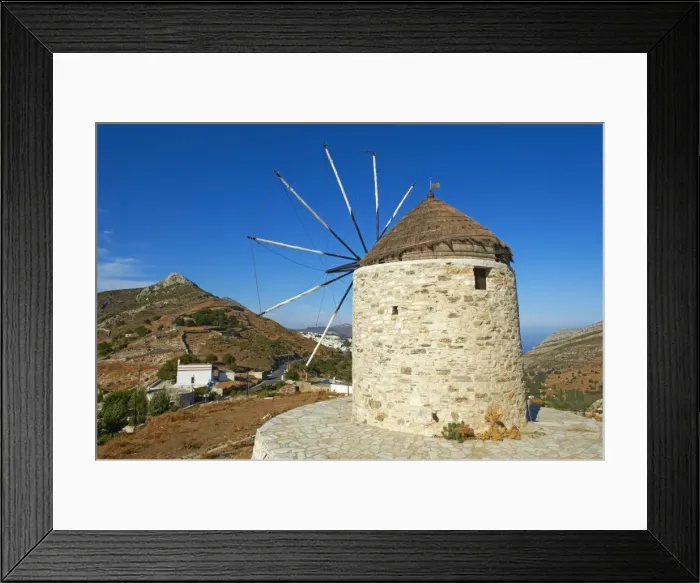 Framed Print : Windmill, Naxos, Cyclades Islands, Greek Islands, Greece, Europe Framed Print : Windmill, Naxos, Cyclades Islands, Greek Islands, Greece, Europe
