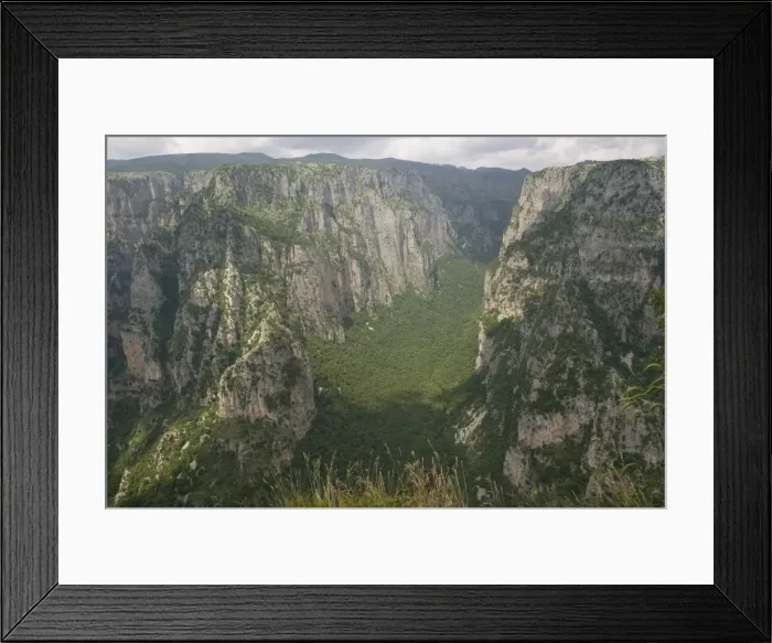 Framed Print : Vikos Gorge, Zagoria mountains, Epiros, Greece, Europe Framed Print : Vikos Gorge, Zagoria mountains, Epiros, Greece, Europe