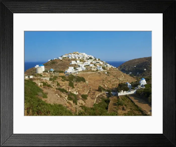 Framed Print : Old fortified village of Kastro, Sifnos, Cyclades Islands, Greek Islands Framed Print : Old fortified village of Kastro, Sifnos, Cyclades Islands, Greek Islands