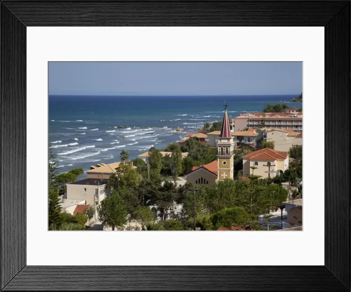 Framed Print : View over town, Argassi, Zante, Ionian Islands, Greek Islands, Greece, Europe Framed Print : View over town, Argassi, Zante, Ionian Islands, Greek Islands, Greece, Europe