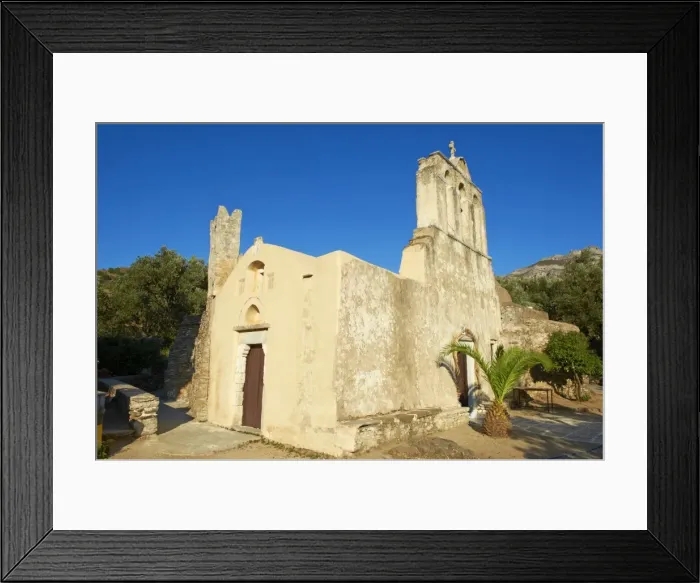 Framed Print : Panagia Drossiani, Byzantine style church, Moni, Naxos, Cyclades Islands Framed Print : Panagia Drossiani, Byzantine style church, Moni, Naxos, Cyclades Islands