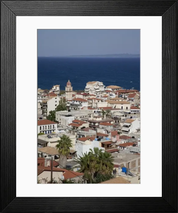 Framed Print : View over town, Zakynthos Town, Zakynthos, Ionian Islands, Greek Islands, Greece, Europe Framed Print : View over town, Zakynthos Town, Zakynthos, Ionian Islands, Greek Islands, Greece, Europe