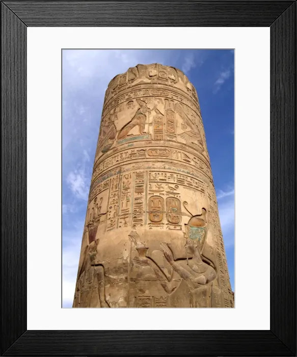 Framed Print : Kom Ombo Temple, Nile, Egypt, North Africa, Africa Framed Print : Kom Ombo Temple, Nile, Egypt, North Africa, Africa
