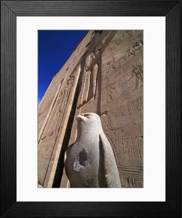 Framed Print : Horus Temple, Edfu, Egypt, North Africa, Africa Framed Print : Horus Temple, Edfu, Egypt, North Africa, Africa