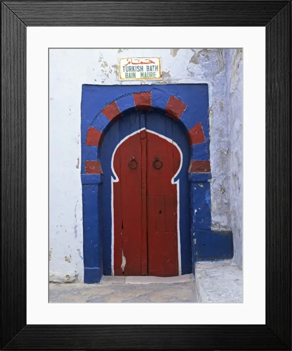Framed Print : Doorway to Turkish baths in the Medina, Hammamet, Cap Bon, Tunisia, North Africa, Africa Framed Print : Doorway to Turkish baths in the Medina, Hammamet, Cap Bon, Tunisia, North Africa, Africa