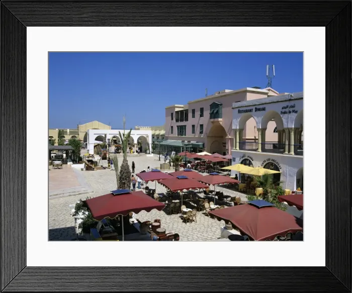 Framed Print : Restaurants inside the Medina, Yasmine Hammamet, Cap Bon, Tunisia, North Africa, Africa Framed Print : Restaurants inside the Medina, Yasmine Hammamet, Cap Bon, Tunisia, North Africa, Africa