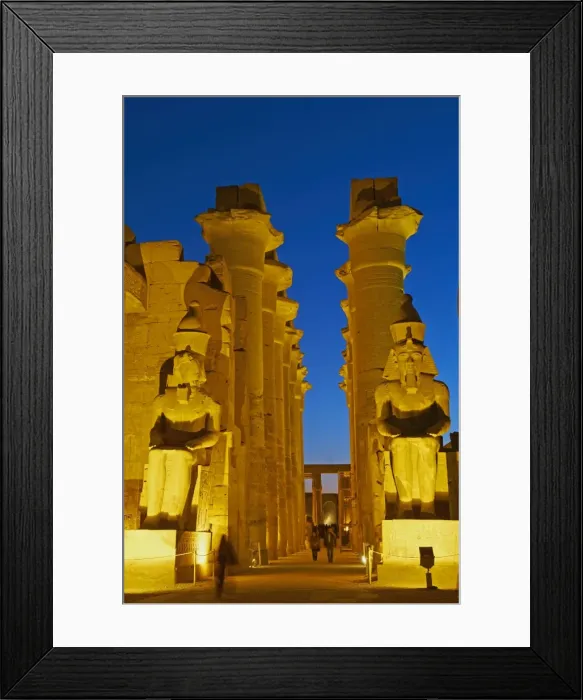 Framed Print : Great Court of Ramesses II and colossal statues of Ramesses II, Temple of Luxor, Thebes, UNESCO World Heritage Site, Egypt, North Africa, Africa Framed Print : Great Court of Ramesses II and colossal statues of Ramesses II, Temple of Luxor, Thebes, UNESCO World Heritage Site, Egypt, North Africa, Africa