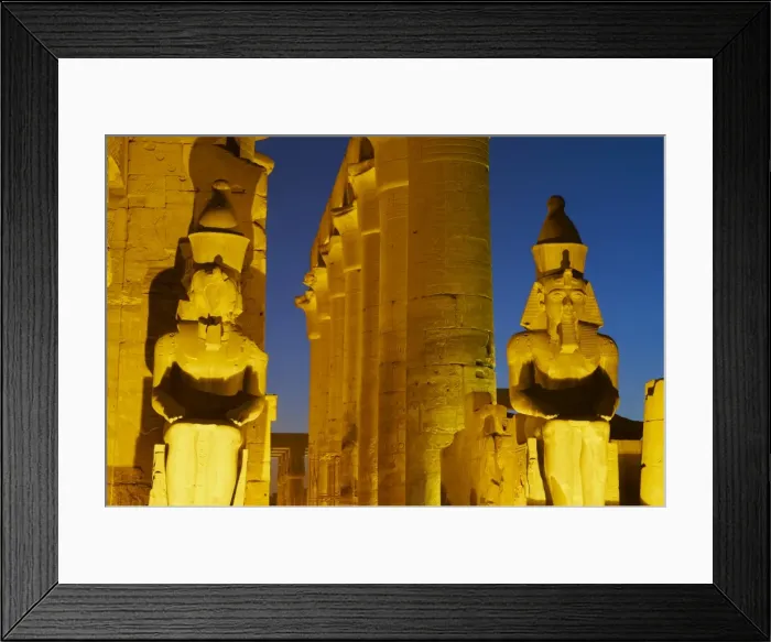 Framed Print : Great Court of Ramesses II and colossal statues of Ramesses II, Temple of Luxor, Thebes, UNESCO World Heritage Site, Egypt, North Africa, Africa Framed Print : Great Court of Ramesses II and colossal statues of Ramesses II, Temple of Luxor, Thebes, UNESCO World Heritage Site, Egypt, North Africa, Africa