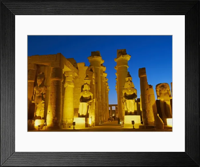 Framed Print : Great Court of Ramesses II and colossal statues of Ramesses II, Temple of Luxor, Thebes, UNESCO World Heritage Site, Egypt, North Africa, Africa Framed Print : Great Court of Ramesses II and colossal statues of Ramesses II, Temple of Luxor, Thebes, UNESCO World Heritage Site, Egypt, North Africa, Africa