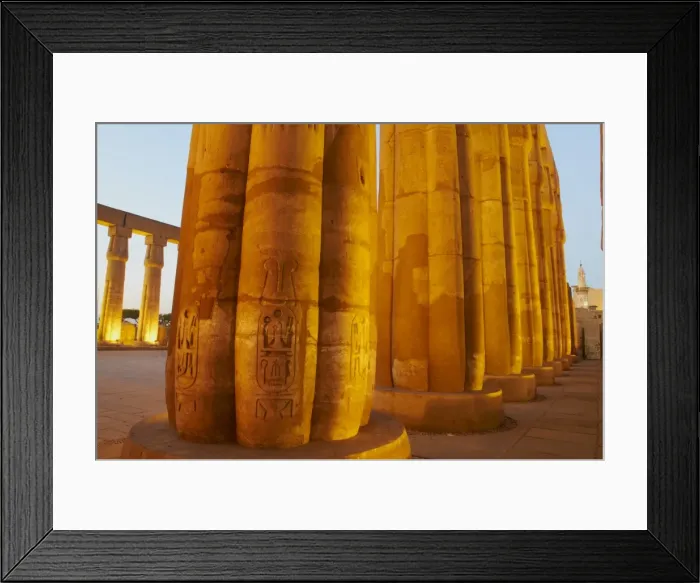 Framed Print : Colonnades, pillars of stone, Temple of Luxor, Thebes, UNESCO World Heritage Site, Egypt, North Africa, Africa Framed Print : Colonnades, pillars of stone, Temple of Luxor, Thebes, UNESCO World Heritage Site, Egypt, North Africa, Africa