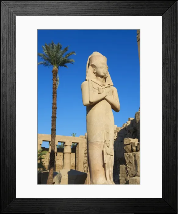 Framed Print : Colossus of Rameses II, Temple of Amun, Karnak, Thebes, UNESCO World Heritage Site, Egypt, North Africa, Africa Framed Print : Colossus of Rameses II, Temple of Amun, Karnak, Thebes, UNESCO World Heritage Site, Egypt, North Africa, Africa